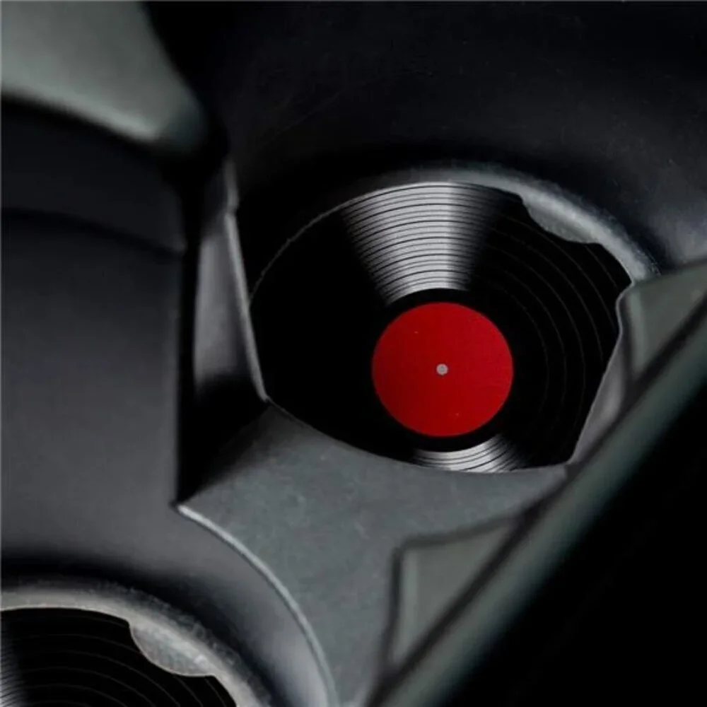 Car Cup Coasters Vinyl Record 2-Pack Cup Holder Anti Slip Rubber Vehicle